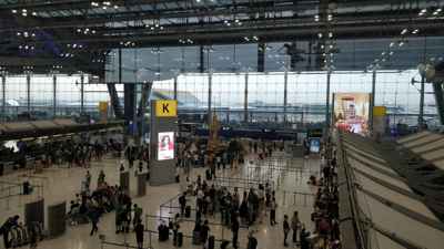 Departures check-in hall at Suvarnabhumi Airport, Bangkok, where a proposed 1,000-baht departure tax would be collected with airline tickets for people living in Thailand.