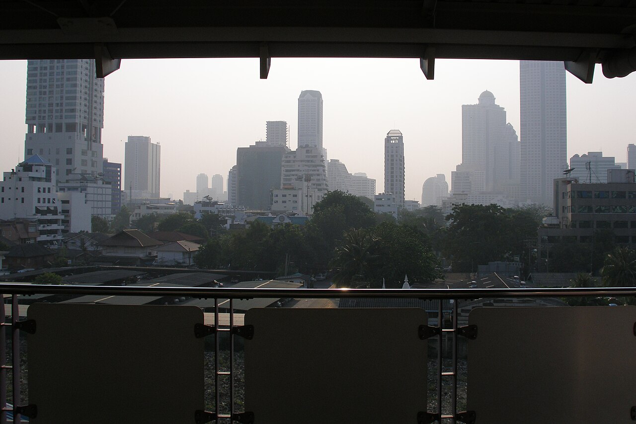 Bangkok skyline in Thailand with dense condominium towers, the market behind the Bangkok condo glut that matters to anyone moving to Thailand and renting in Thailand